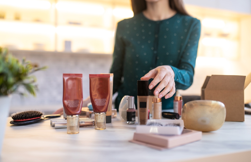 distribuição de cosméticos